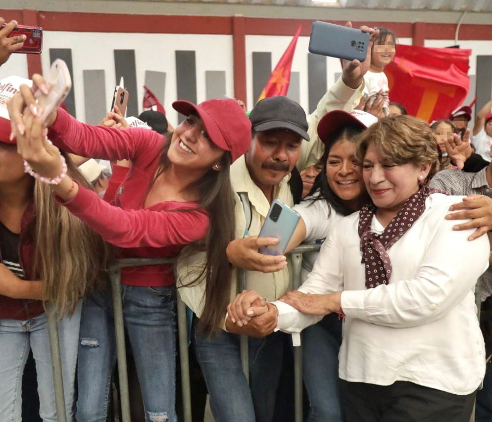 Delfina Gómez recibió a ex integrantes de Movimiento Ciudadano