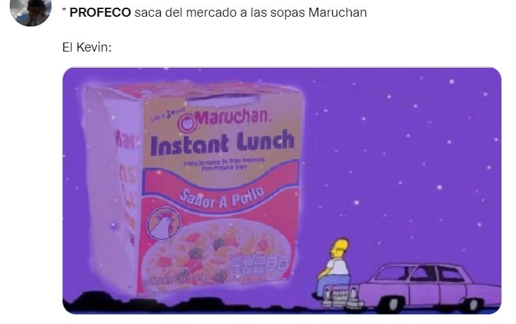 Meme por retiro de sopas instantáneas del mercado