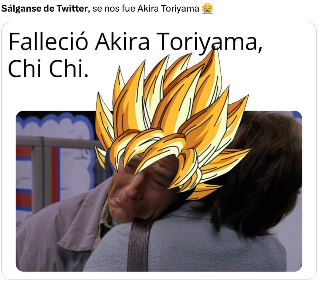 Los memes lamentan la muerte de Akira Toriyama, creador de Dragon Ball