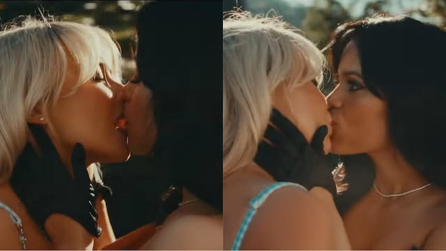 Sabrina Carpenter y Jenna Ortega en Taste