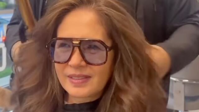 Yolanda Andrade reaparece en el estilista en medio de su recuperación