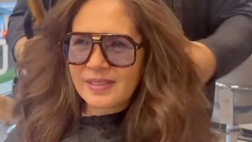 Yolanda Andrade se deja ver en el estilista en medio de su recuperación