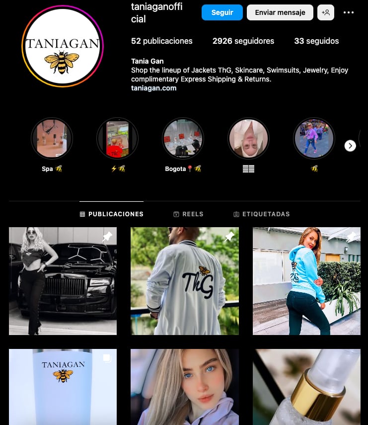 Línea de ropa de Tania Gándara