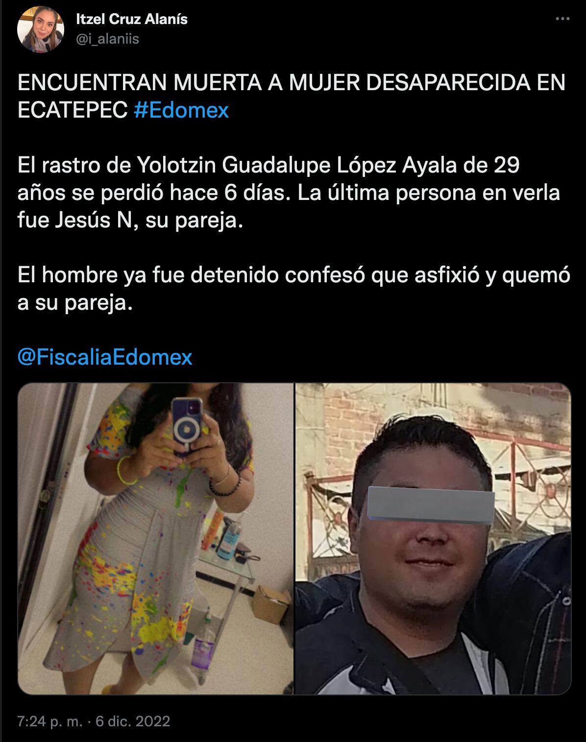 Yolotzin Guadalupe López Ayala, la joven por la que cerraron la México-Pachuca, fue encontrada muerta