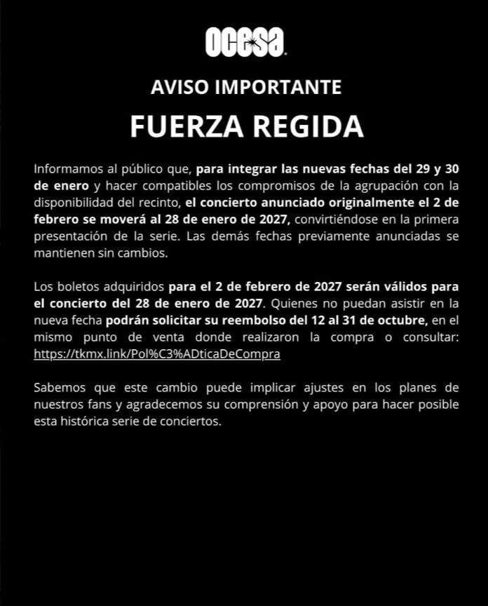 Fuerza Regida hace historia: suma 10 fechas consecutivas en el Palacio de los Deportes