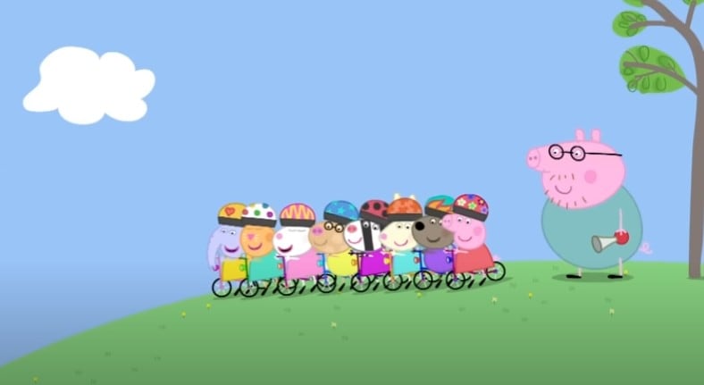 Peppa Pig de paseo en bicicleta: Capítulo completo en YouTube español por el Día Mundial Sin Coche