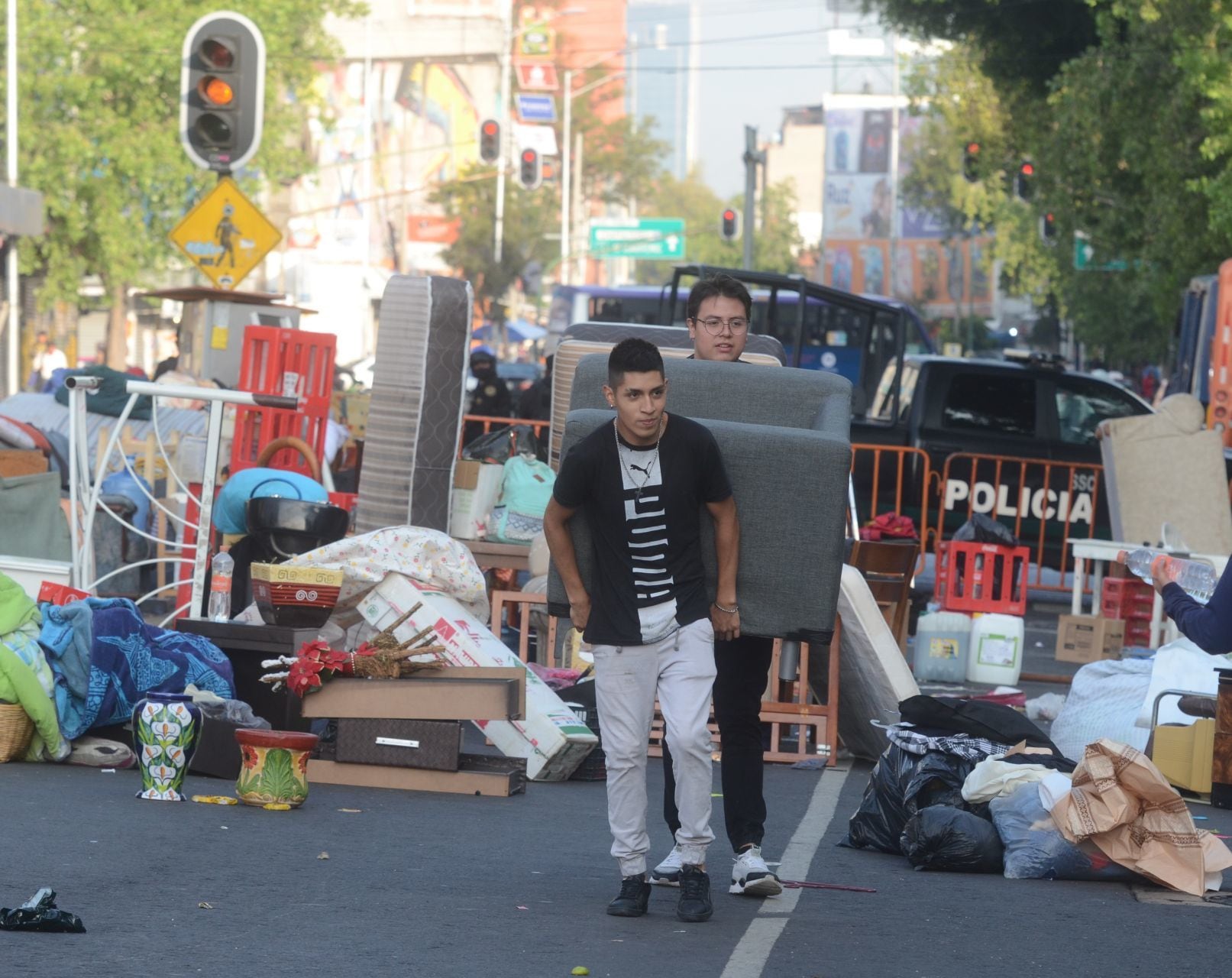 Desalojo en CDMX