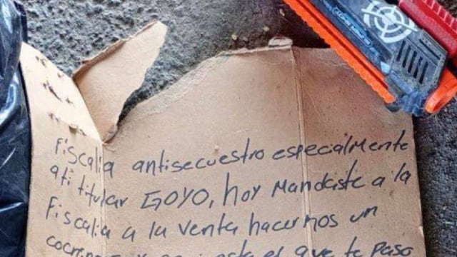 Acapulco: Narco mensaje para Omar García Harfuch