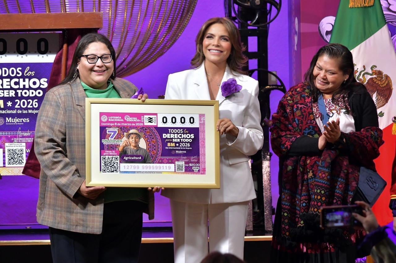 Billete de Lotería Nacional conmemora la lucha de las mujeres por la igualdad