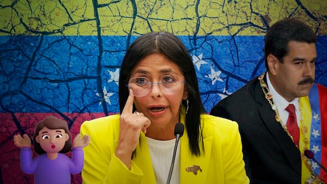 Delcy Rodríguez admite que no se sabe dónde está Maduro