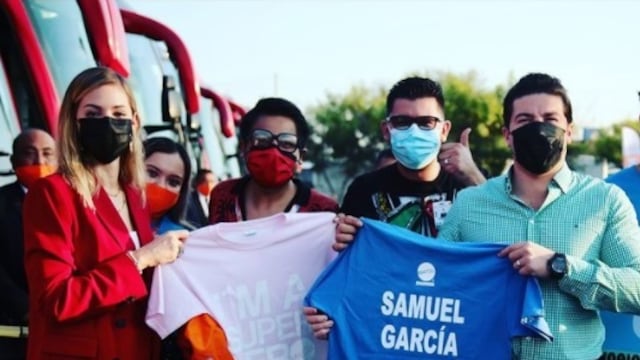Samuel García arraca nueva ruta de vacunación transfronteriza
