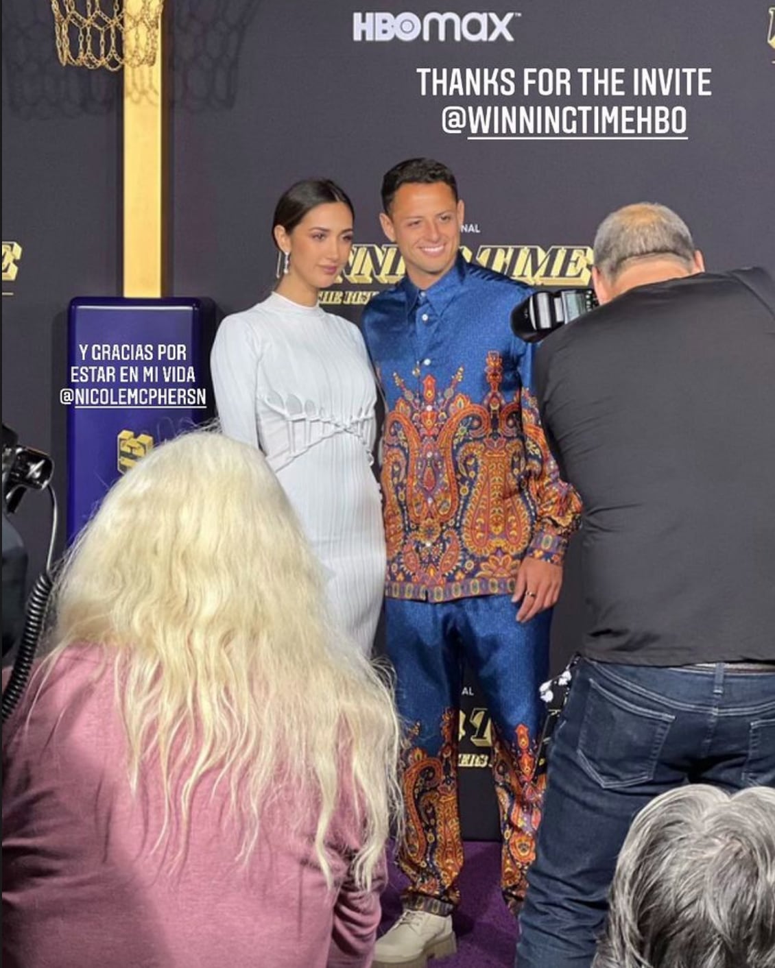 Chicharito Hernández deslumbró con su atuendo