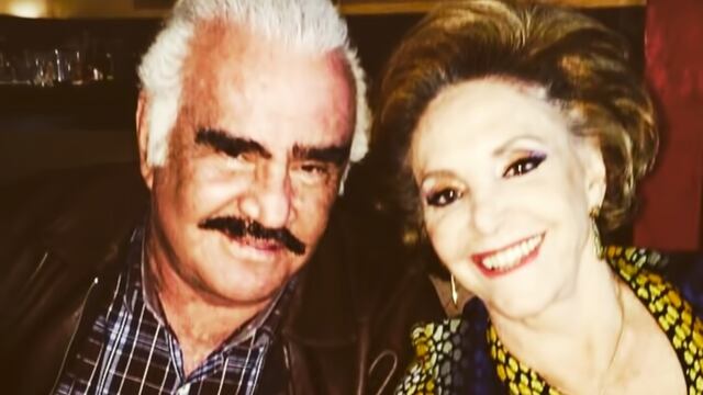Vicente Fernández y Doña 'Cuquita'.