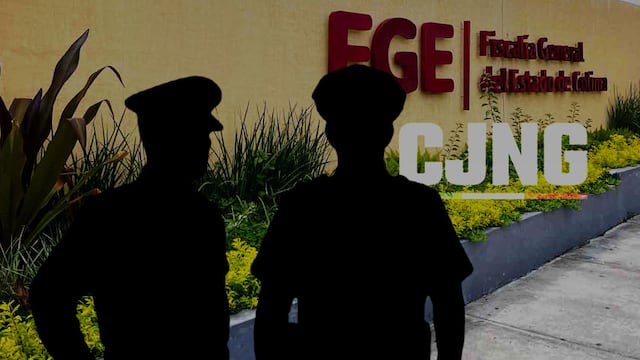 Conferencia sobre la detención de policías en Manzanillo por presuntos vínculos con CJNG