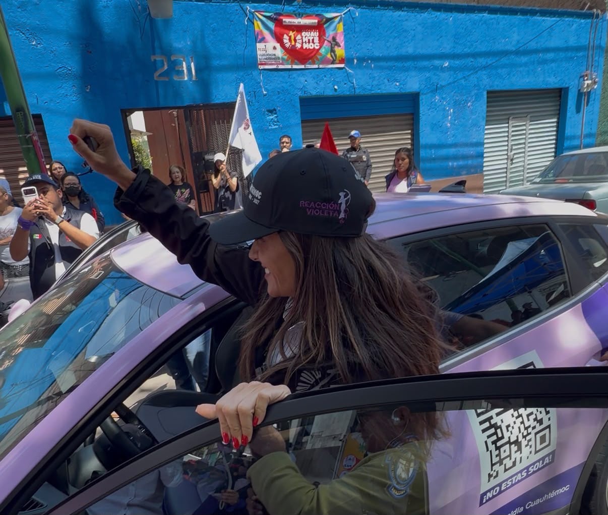 Ale Rojo de la Vega encabeza salida de Unidad Reacción Violeta.