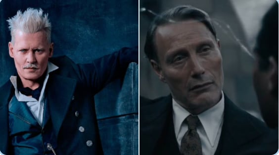 Mads Mikkelsen como Gellert Grindelwald y sus comparaciones con Johnny Depp