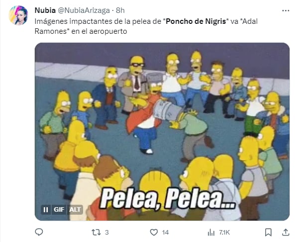 Memes de la pelea de Poncho de Nigris y Adal Ramones