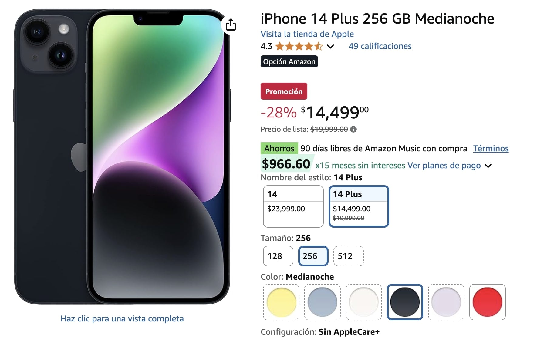 iPhone 14 Plus 256 GB