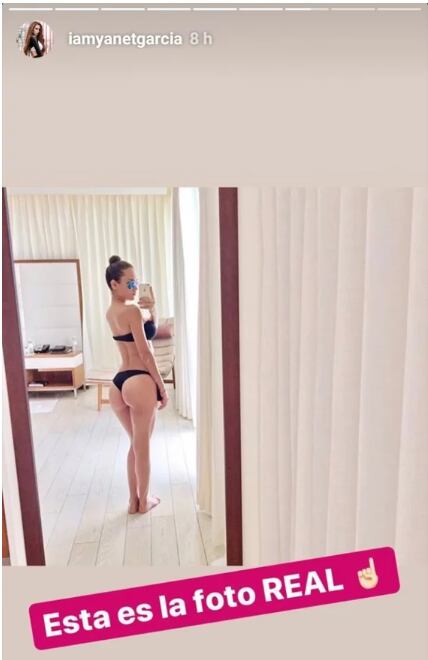 La foto real de Yanet García.