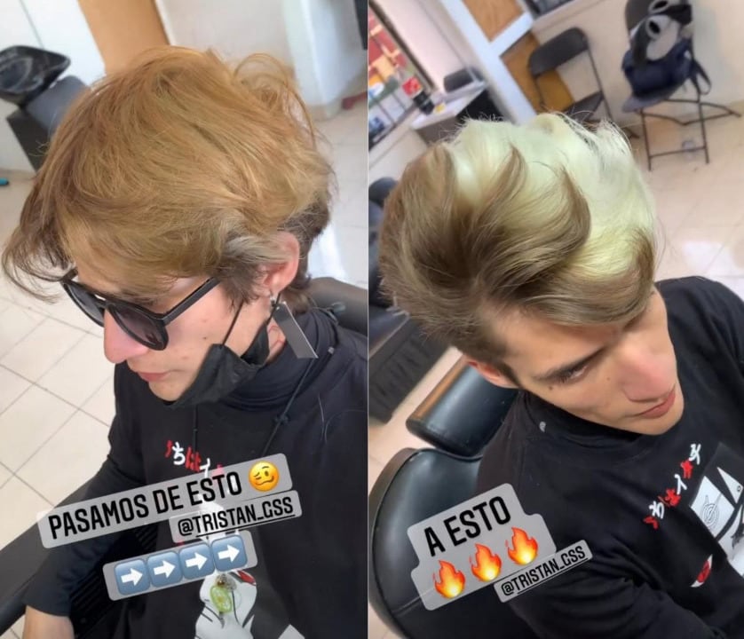 Tristán, hijo de Yahir, cambia de look