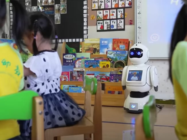 China usa inteligencia artificial en clase