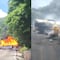VIDEO: incendio en Acapulco hoy; explosión de pipa de combustible en Autopista Escénica deja al menos 4 heridos y habría un muerto