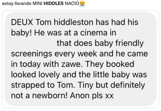 Tom Hiddleston ya sería papá y memes reaccionan