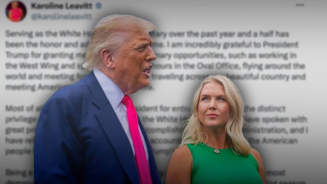 Karoline Leavitt seguirá trabajando para Trump tras dejar su puesto en la Casa Blanca