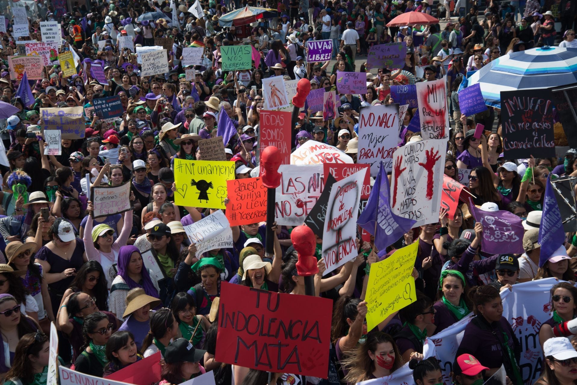 Marcha 8M en CDMX.