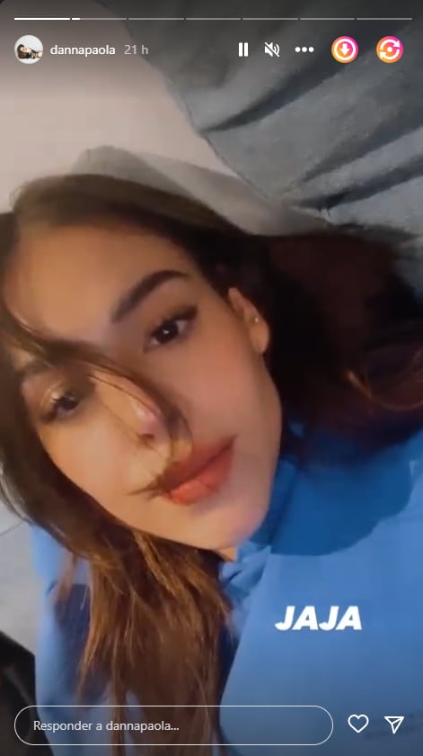 Danna Paola quejándose porque Instagram quiere ser como TikTok