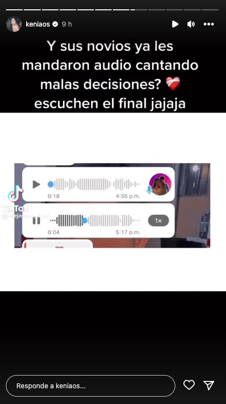 Kenia Os comparte el final inesperado en su cuenta de Instagram
