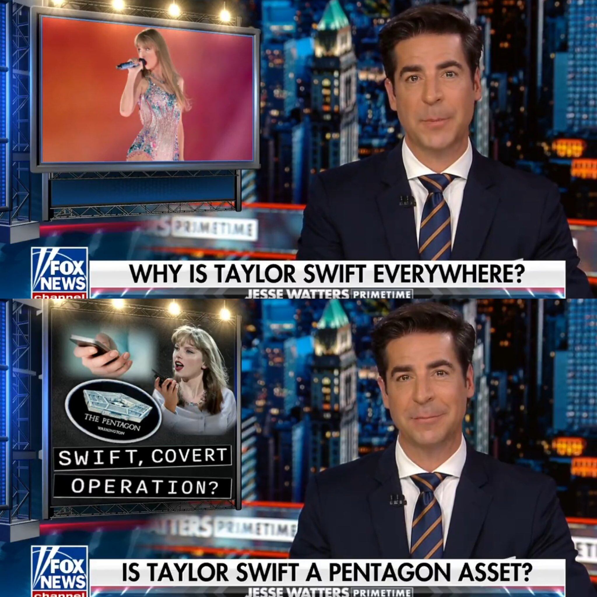 La teoría conspirativa que involucra al Pentágono y a Taylor Swift