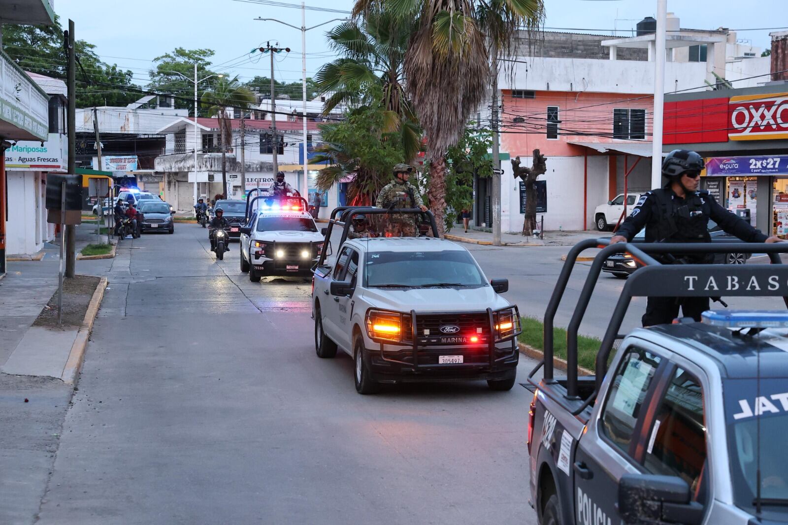 Javier May sigue obteniendo resultados en materia de seguridad con operativos.