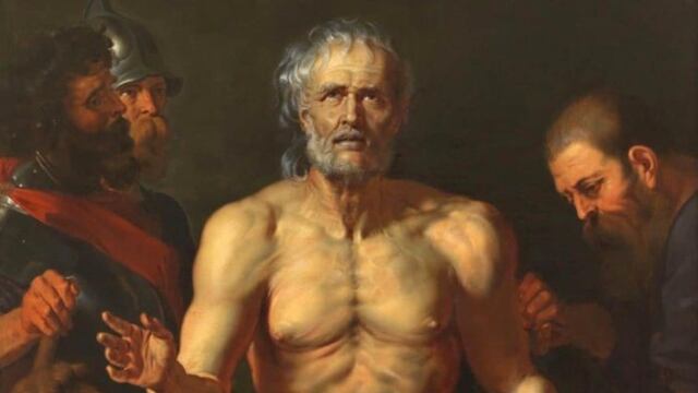 Séneca pintado por Rubens; "La muerte de Séneca"