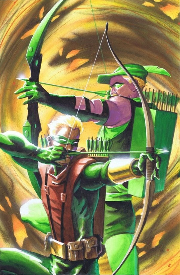 Connor Hawke y Oliver Queen