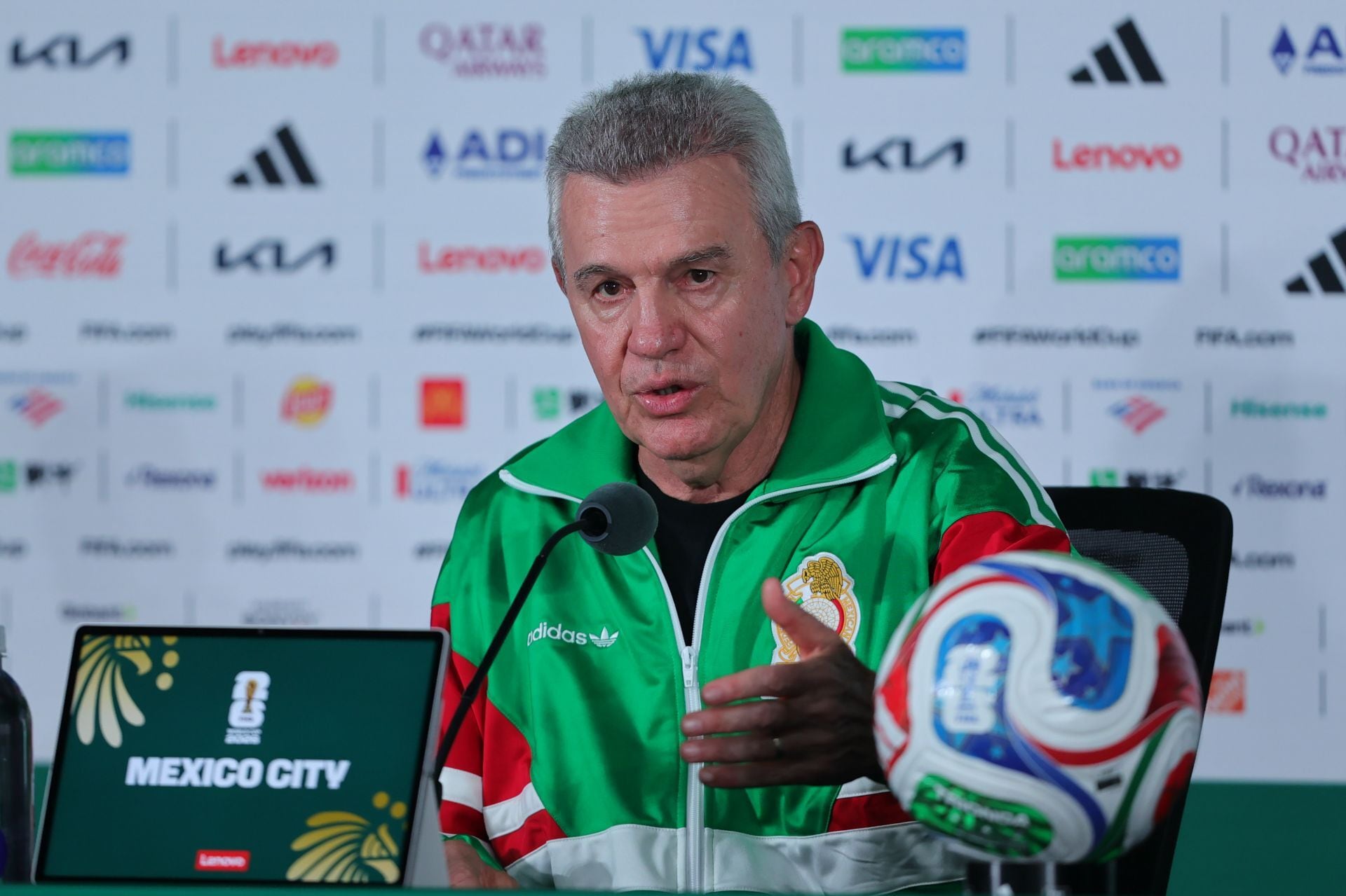 Javier Aguirre, director técnico de la selección mexicana.