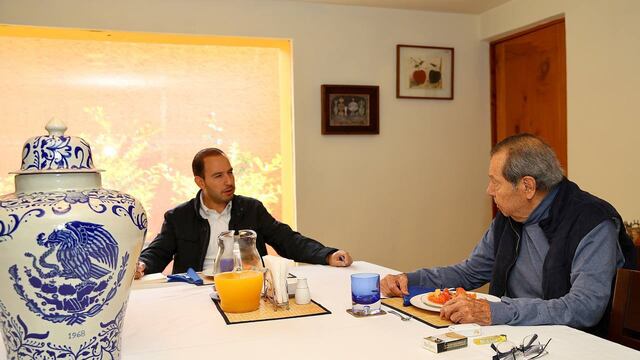 Porfirio Muñoz Ledo traiciona sus principios y se reúne con Marko Cortés, líder del PAN/Marko Cortés