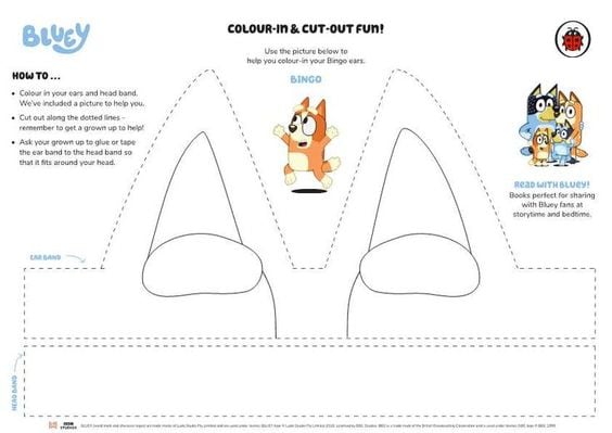 Actividades de Bluey para imprimir