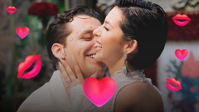 Ángela Aguilar y Christian Nodal comparte sus primeras fotos como marido y mujer