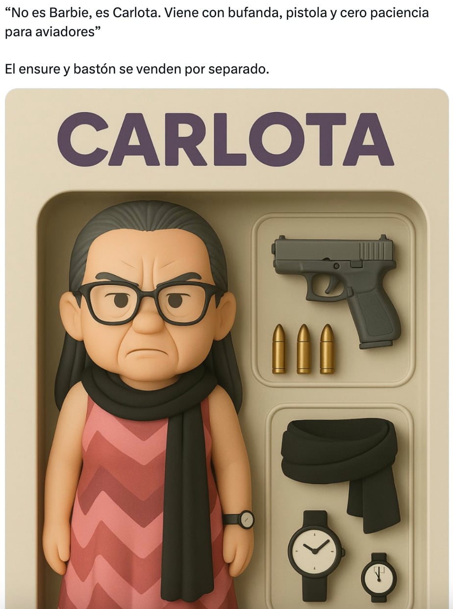 Los memes de doña Carlota, la abuelita sicaria de Chalco
