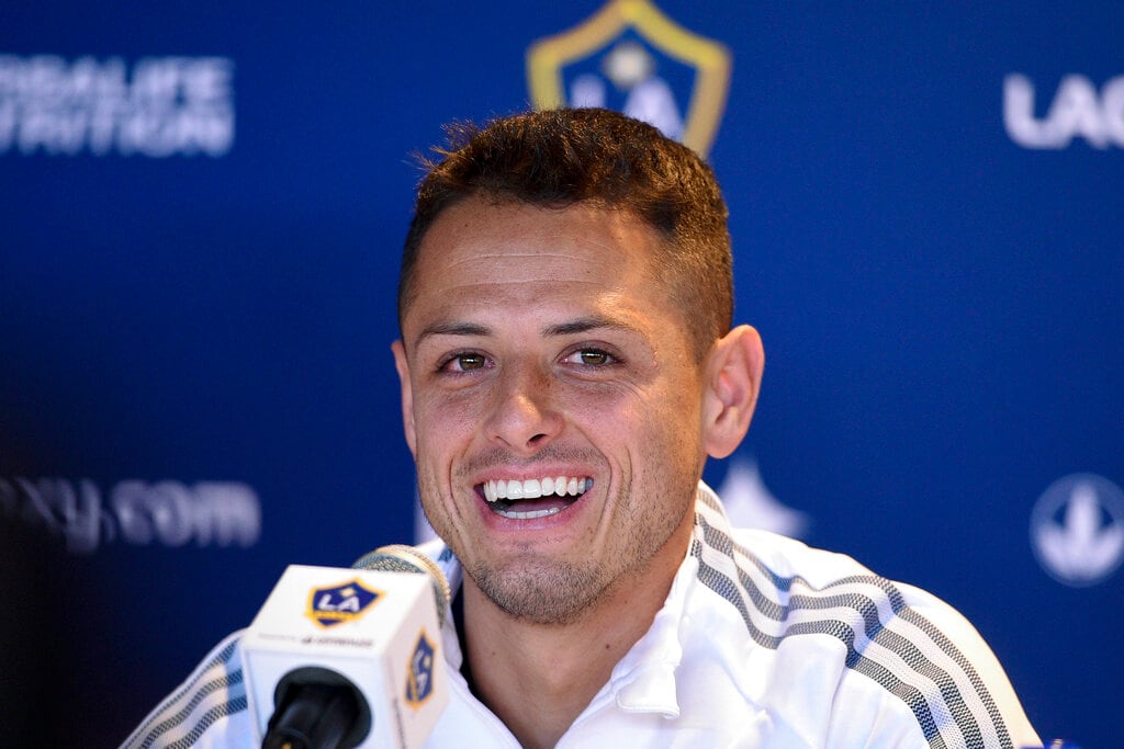 Javier Hernández, delantero del LA Galaxy.