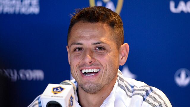 Javier Hernández, delantero del LA Galaxy.