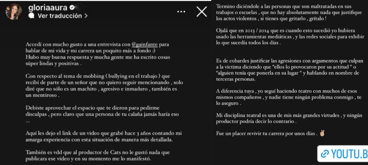 Gloria Aura llama machista a Juan Carlos Casasola