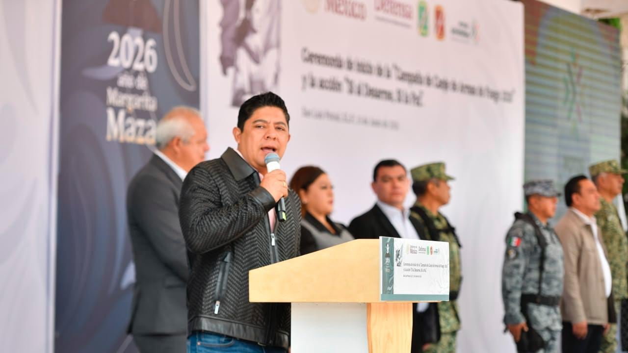 Ricardo Gallardo y SEDENA fortalecen la paz en San Luis Potosí con campaña de canje de Armas