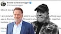 “Fue un ícono”: Arnold Schwarzenegger despide a Chuck Norris