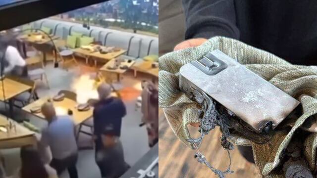 Video: Explota batería portátil en restaurante de CDMX