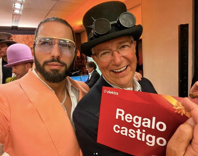 Poncho De Nigris y Ricardo Salinas Pliego