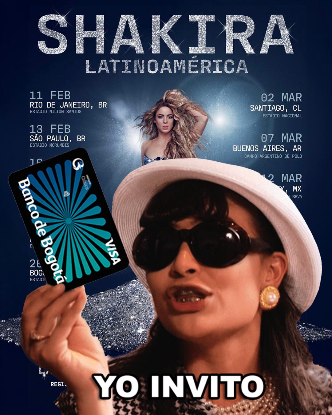 Memes de la preventa de Shakira en México