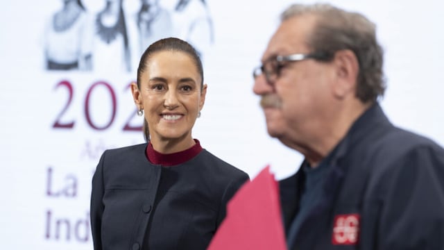 Claudia Sheinbaum, Paco Ignacio Taibo II.