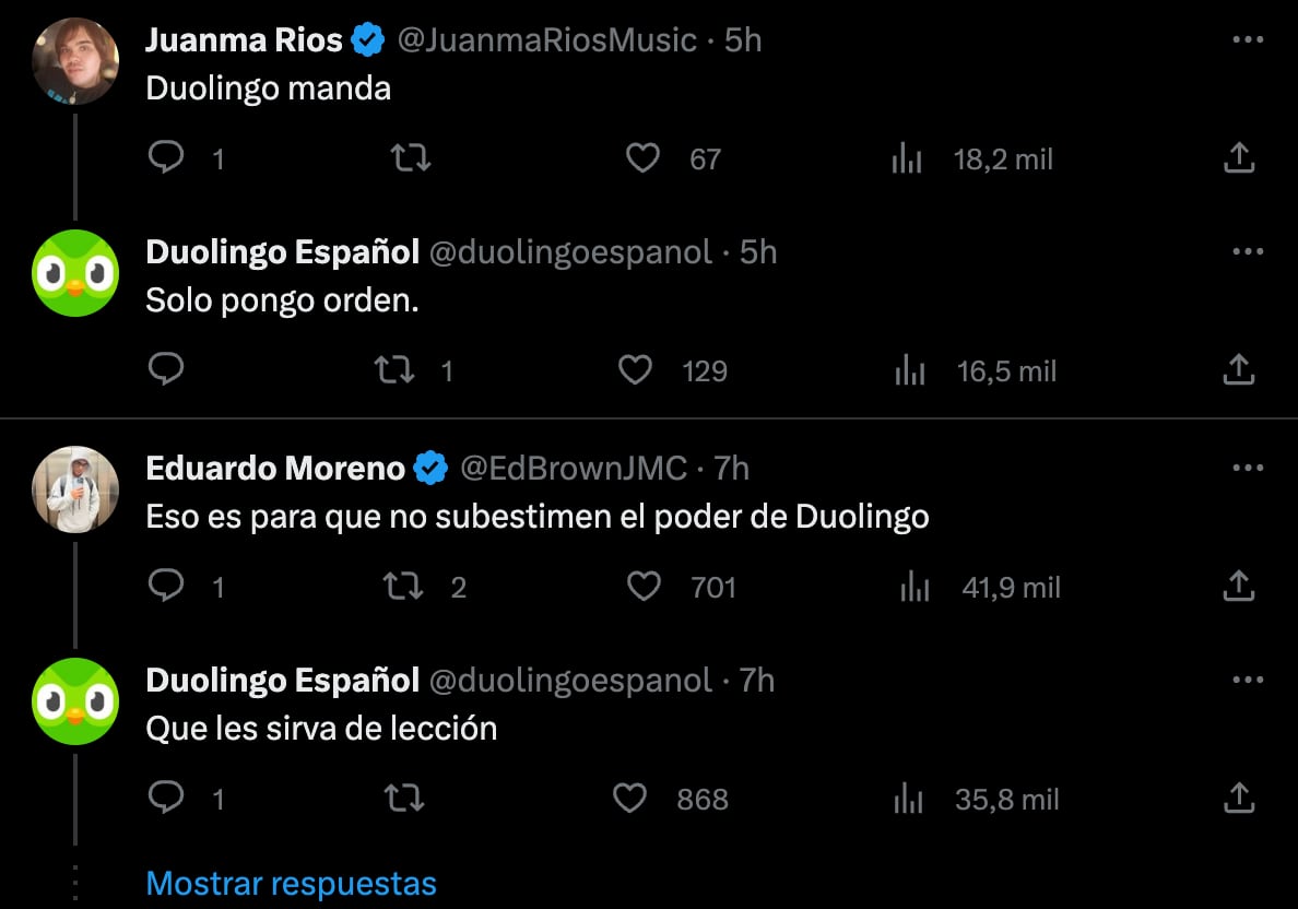 Duolingo celebra la muerte del pájaro de Twitter